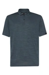 Oakley Gravity Pro Space Dye Performance Golf Polo In Dark Slate