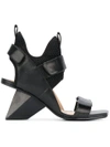 United Nude Touch Strap Sandals In Black