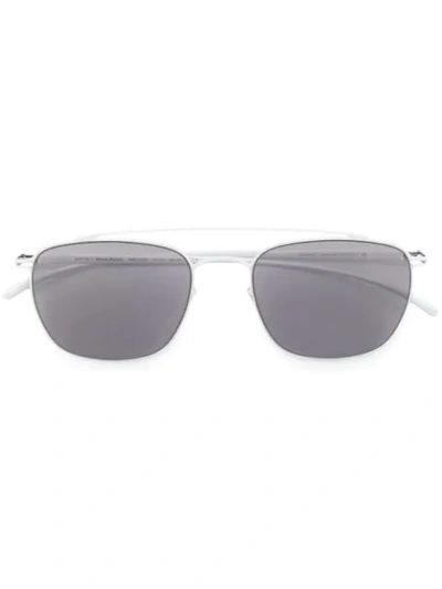 Mykita X Maison Margiela E13 Sunglasses In White