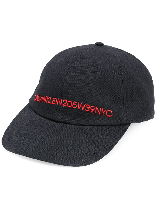 calvin klein canvas baseball hat