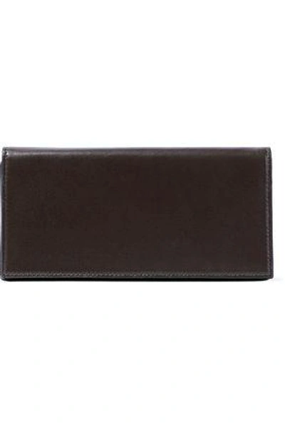 Marni Woman Leather Continental Wallet Chocolate