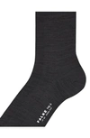 Falke No. 6 Merino Wool, Silk & Nylon Dress Socks In Ant Mel