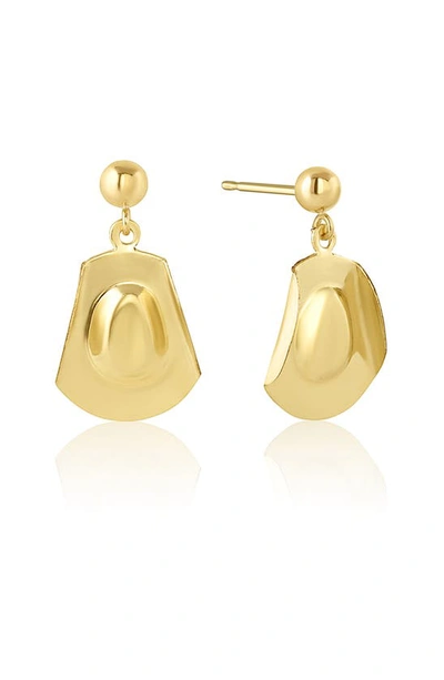 Set & Stones Stetson Drop Earrings In Gold