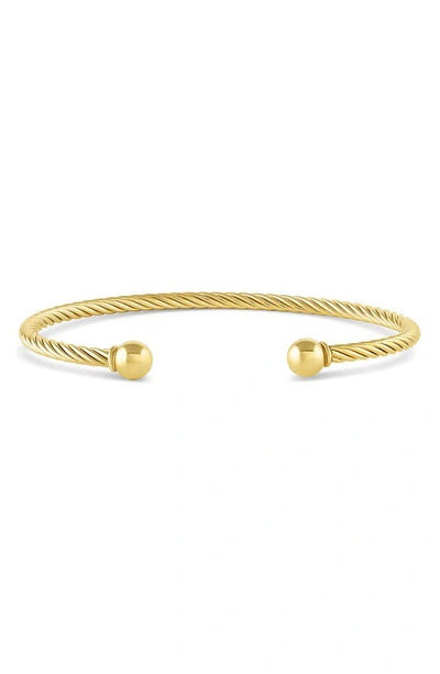 Set & Stones Cuff Bracelet In Gold