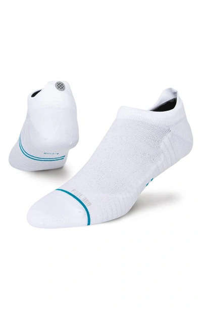 Stance Run Tab Ankle Socks In White