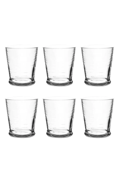 Tarhong Cordoba 16 Oz. Double Old Fashioned Plastic Glasses In Transparent