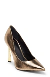 Marc Fisher Ltd Sassie Pointed Toe Pump In Gold 710