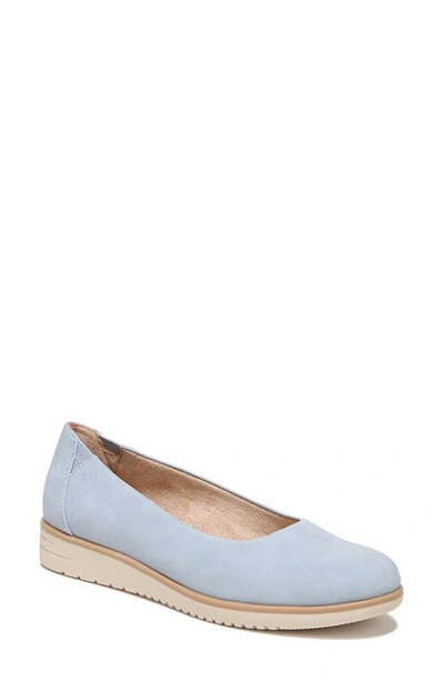 Soul Naturalizer Idea Ballet Wedge Slip-on Shoe In Powder Blue Synthetic