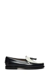 Sebago Classic Will Tassel Loafer In Blue Navy - White