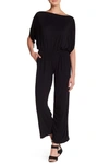 Go Couture Raglan Sleeve Jumpsuit In Black