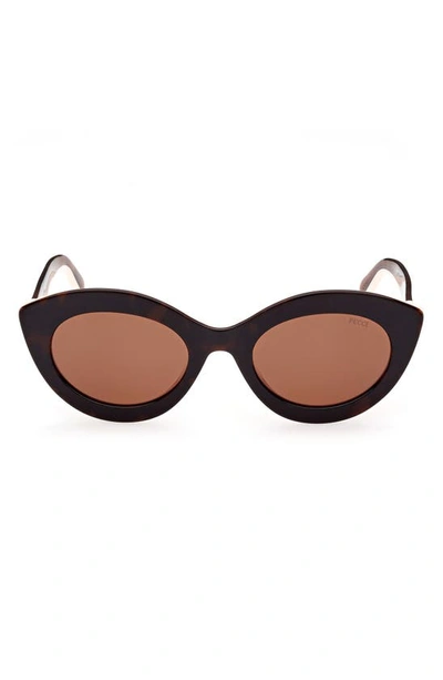 Emilio Pucci - Logo Cat-Eye Sunglasses - Grey Gold - Sunglasses - Emilio  Pucci Eyewear - Avvenice