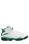 Nike Jordan 6 Rings Sneaker In White/lucky Green/black