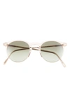 Oliver Peoples O'malley 48mm Phantos Sunglasses In Rose Gold