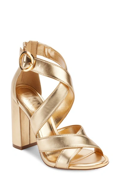 Dkny Emelen Sandal In Gold