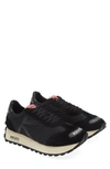 Kenzo Smile Running Sneaker In 99 - Black