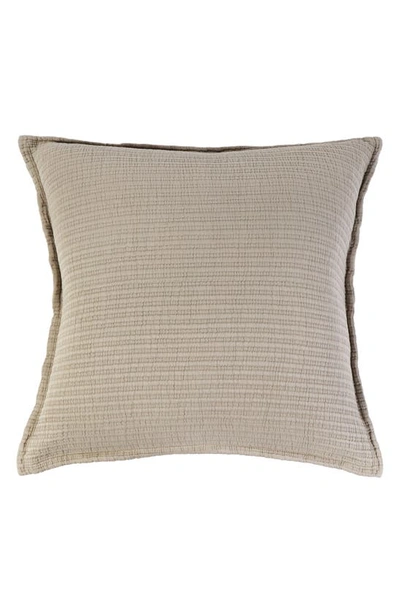 Pom Pom At Home Chatham Ribbed Cotton Sham In Natural