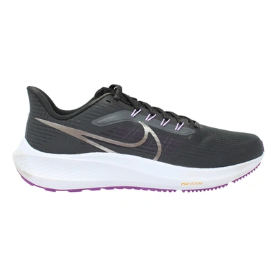Nike Air Zoom Pegasus 39 Running Shoe In Anthracite/ Black/ Lilac