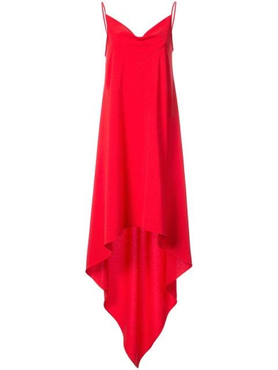 Gareth Pugh Asymmetric Length Dress - Red