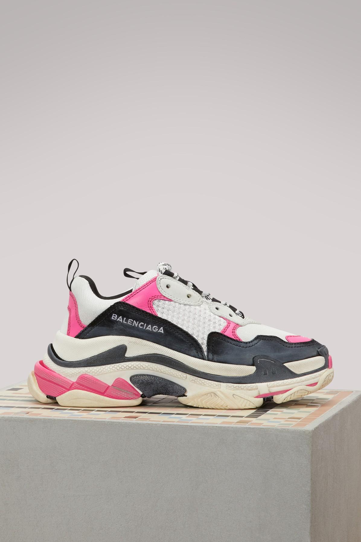 balenciaga triple s white f1