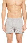 Hanro Fancy Cotton Boxers In Minimal Structure