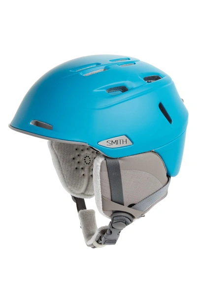 Smith 'compass' Snow Helmet - Blue In Matte Mineral