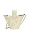 Carolina Santo Domingo Women's Amphora Leather Bucket Bag In Off White