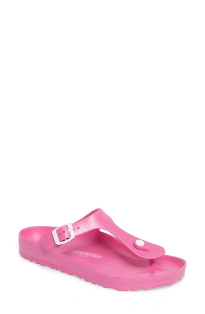 Birkenstock Essentials - Gizeh Flip Flop In Neon Pink