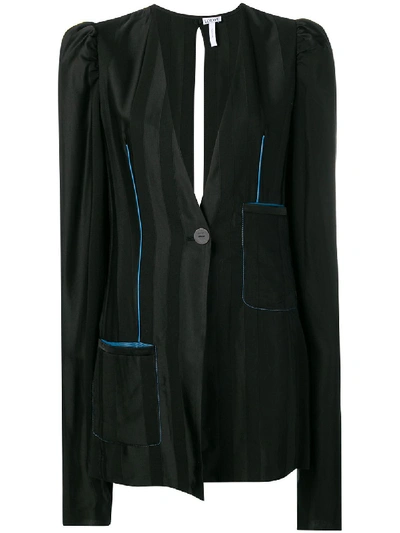 Loewe Cape Sleeve Jacket In Black