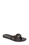 Ipanema 'kirei Silk' Flip Flop In Gold/ Black