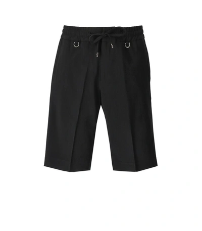 John Richmond Pilogi Black Bermuda Shorts