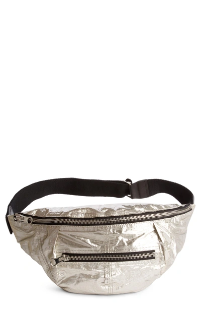 Isabel Marant Noomi Nylon Fanny Pack - Blue In Petrol/ Silver