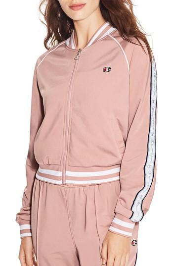 champion dream pink track jacket