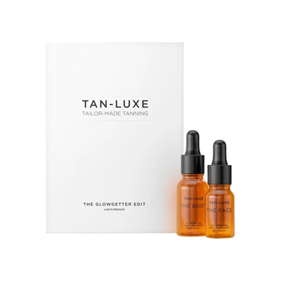 Tan-luxe The Glowgetter Edit Illuminating Self-tanning Set In Light/medium