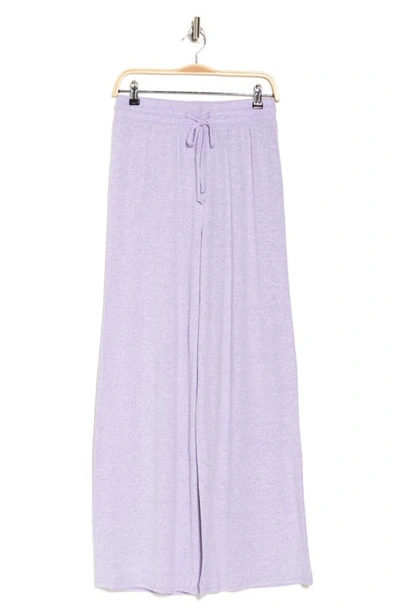 Abound Easy Cozy Wide Leg Pajama Pants In Purple Spray Marl