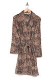 Calvin Klein Printed Robe In Ubb Evocative A