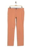 14th & Union The Wallin Stretch Twill Trim Fit Chino Pants In Tan Cork