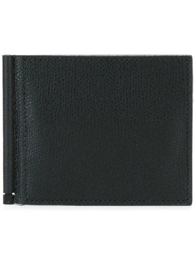 Valextra Billfold Wallet - Black In Black
