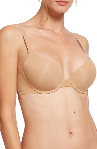 Wolford Pure 3w Underwire Push-up Bra In Fairly Light