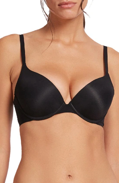 Wolford Pure 3w Underwire Push-up Bra In Black