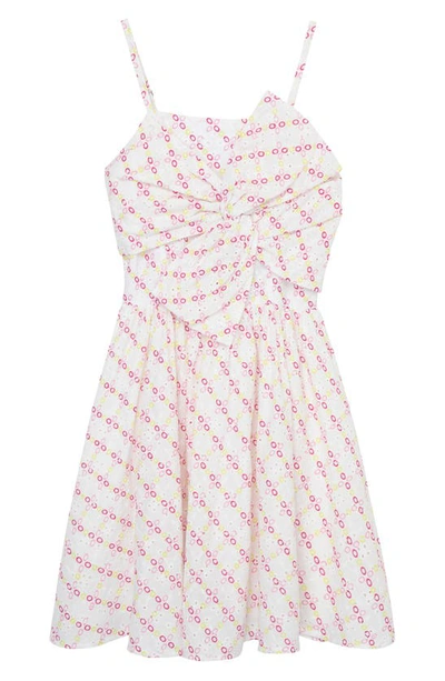 Habitual Strappy Tiered Dress - Little Kid In Multi