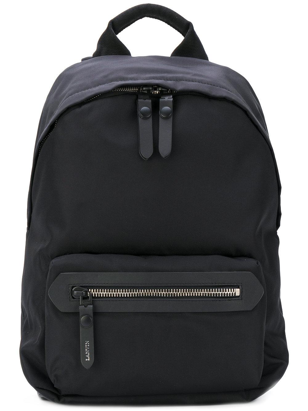 Lanvin Front Zipped Backpack | ModeSens