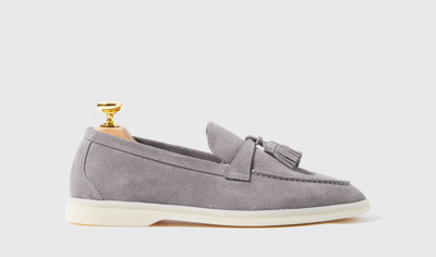 Scarosso Loafers Leandra Grigia Scamosciata Suede Leather In Grey - Suede