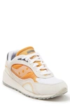 Saucony Shadow 6000 Athletic Sneaker In Transparent White/ Orange