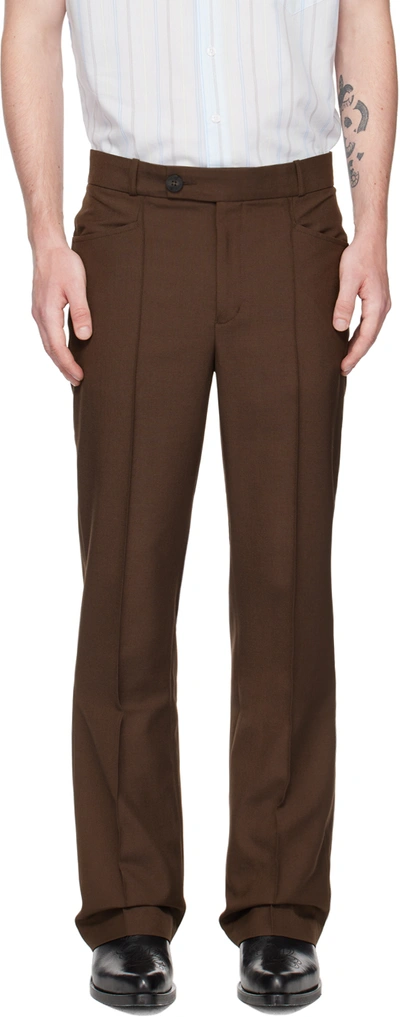 Ernest W Baker Brown Flared Trousers