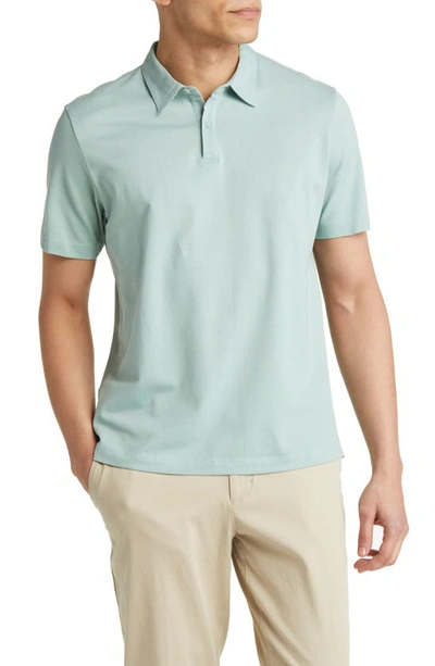 Theory Joffrey Solid Polo In Blue Surf - 18z