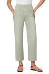 Joe's The Blake Raw Hem High Waist Ankle Wide Leg Jeans In Sea Sage