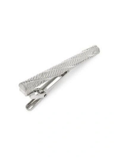 Ike Behar Twist Tie Clip In Silver
