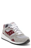 Saucony Shadow 6000 Sneaker In Grey/ Red