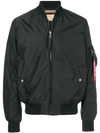 Alpha Industries Ma1-tt Black Shell Bomber Jacket