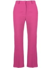 Pinko Cropped Flare Trousers